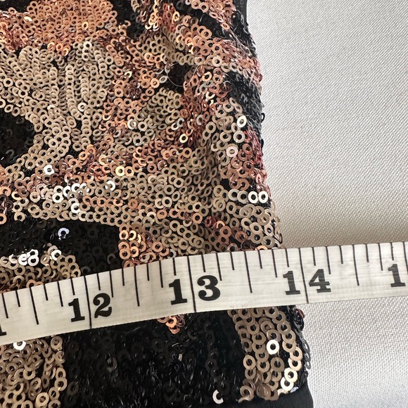 Fits 2-4 black skater chiffon sequins mini - Picture 12 of 12